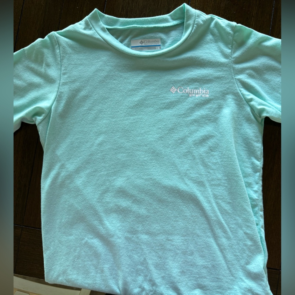 Columbia Kids' Light Green Short Sleeve Tee